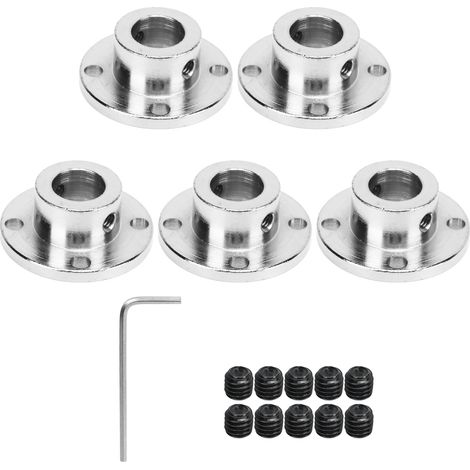 5 Flanschverschraubungen mit einem Innendurchmesser von 10 mm für Führungswellen und mechanische Getriebemotorwellen (1/5)