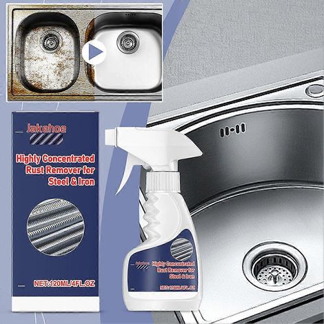 Liquide antirouille pour cuisine, spray antirouille pratique et haute efficacité pour lavabo, 1 pièce (1/5)