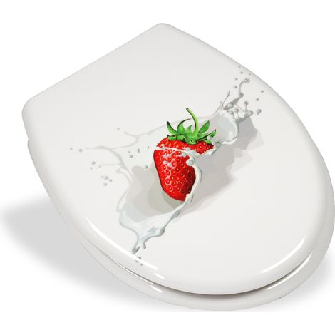 WC-Sitz "Strawberry" Toilettensitz Klositz (1/4)