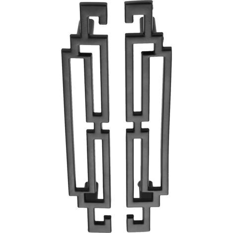 Set mit 2 Griffen, Zinklegierung, europäischer Retro-Stil, 128 mm Lochabstand, für Küchenschränke (1/5)