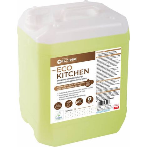 Liquide dégraissant pour surfaces de cuisine Eco Shine 5L, 1 pièce.