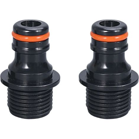 (2 pièces 20 mm) Raccord rapide en laiton pour tuyau d'arrosage, pistolet à eau, outils d'arrosage (1/5)