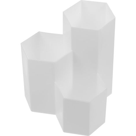 holder and multiple compartments hexagonal with large