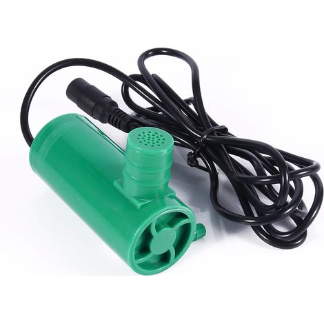 12V DC Amphibien-Tauchpumpe, Hmax 9 m, 500 l/h Fördermenge, Teich- und Landbewässerung, Grünflächen (1/5)