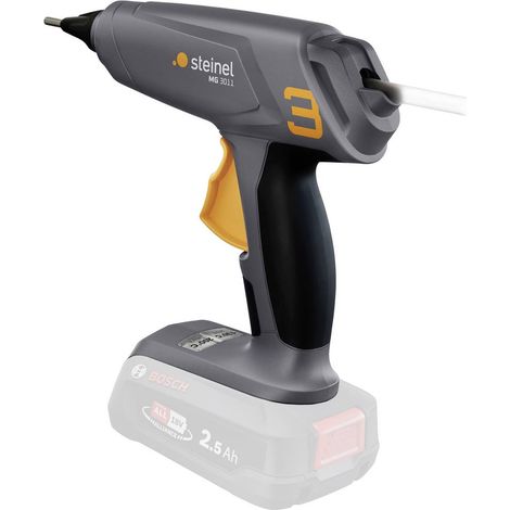 Steinel MobileGlue 3011 Pistola a caldo cordless a batteria con diametro de Ø 11 mm, 2 livelli de temperatura e compatibilecon batteria Bosch PFA PFA (1/5)
