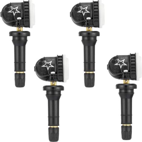 Sensor de monitoreo de presión de neumáticos (TPMS) para automóviles, 4 piezas, compatible con Buick, Cadillac, Chevy y otros vehículos. (1/4)