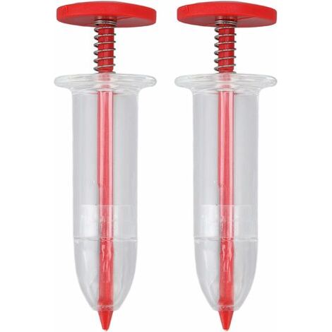 2pcs Distributeur de Graines, Semeur de Graines Portatif - Planter des Graines Facilement, Mini Outil de Semis de Semences pour l'ensemencement Horticole (1/5)
