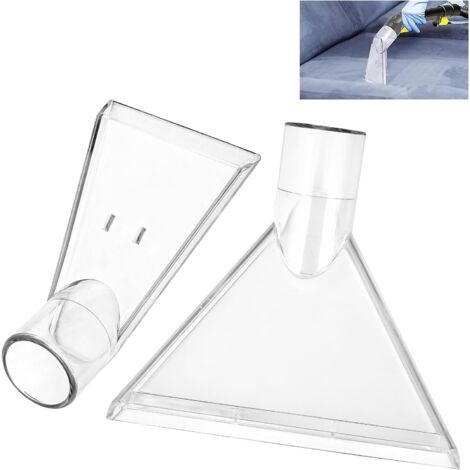 Sollbry Embout Buse Aspirateur, 2 Pièces Embout Aspirateur Voiture, Eau Embout Shampouineuse Aspirateur Suceur Injecteur Extracteur Buses de Brosse, Buse d'Aspiration par Pulvérisation (1/5)