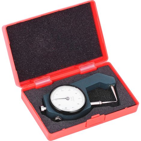 Dickenmessgerät mit gebogener Messspitze, Messbereich 0 bis 10 mm, Auflösung 0,1 mm, rundes Messwerkzeug (1/5)