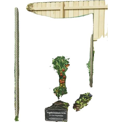 Vogelschutznetz, leicht, UV-beständig, armeegrün (1/2)