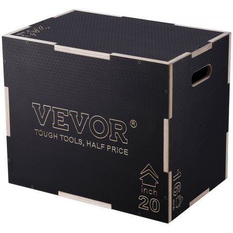 Box Pliometrico 60, 50, 40cm Piattaforma Pliometrica Carico 204kg (1/5)