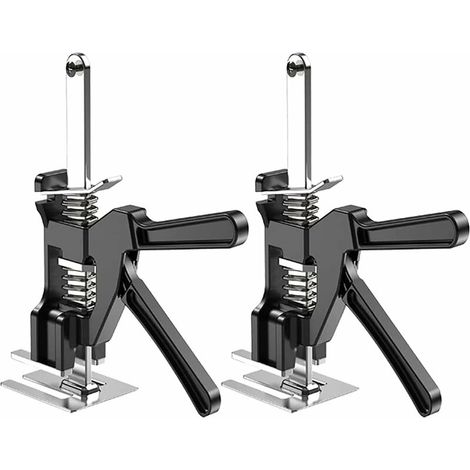 Lot de 2 bras de levage bras d'économie de main-d'œuvre Jack Set d'outils à main (noir) (1/5)