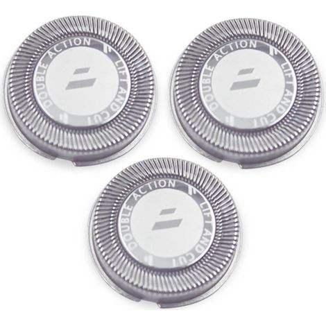 Cuchillas rotatorias maquina afeitar compatible PHILIPS HQ3 (1/2)