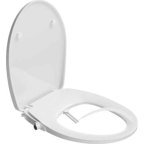 [JAMAIS UTILISE] Abattant WC japonais sans électricité avec douchette bidet intégrée, double buse de lavage arrière et fermeture Soft Close (1/5)