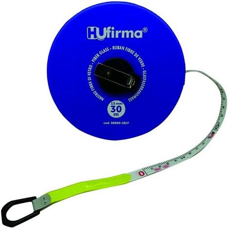 Rotelle Metriche Hu-Firma Nastro Fibra Vetro Mt. 10 Conf. 5 Pz
