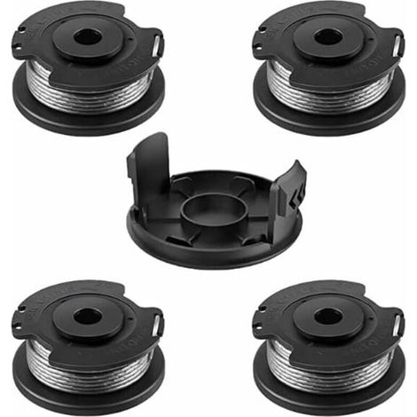 Spool for BOSCH, 4+1 replacement nylon spools F016800569/F016800385, spool for Bosch EasyGrassCut, compatible with 23SL/26S (diameter 1.65 mm, length 4.9 m). (1/5)