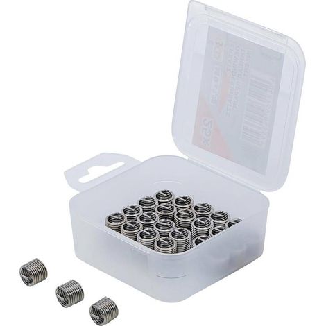 Inserts Taraudés M9 x 1,25 - Lot de 25 pcs - Acier Résistant - Fixation Fiable et Durable, - D-Work (1/5)