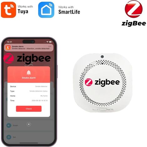 Détecteur de fumée intelligent ZigBee : Sécurité et protection incendie à domicile (1/5)