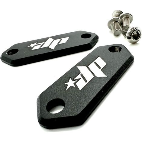 Tapas de espejo de aluminio para Kawasaki ZX6-R 636 (2013-2023) Stunt Track (1/5)