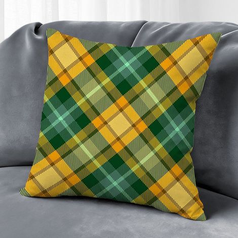 Housse de coussin carré symétrique,décoration canapé élégant,50×50cm (1/5)