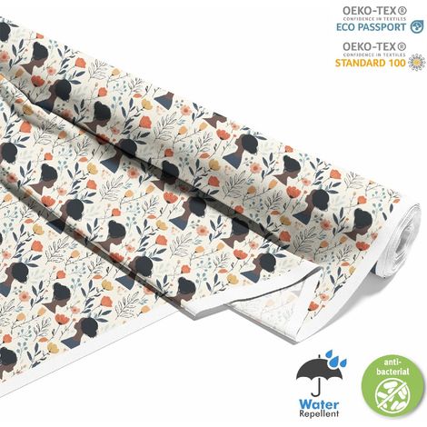 Dekorativer Outdoor-Stoff Oxford - Motif Femini DX10284 (1/5)