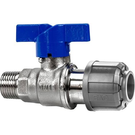 Vanne pour tube ø25 fileté mâle 3/4"G pour réseau d'air comprimé - KR 7053 - CLAS Equipements