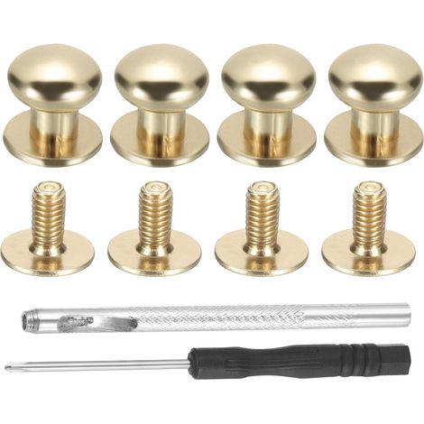 Ensemble de 30 9x8x6mm Pointes pour Vêtements Couleur Or Clair (1/5)
