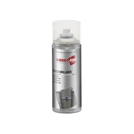 FPLUS spray cinc brillante 400 ml , Cincador en frio con un alto peso molecular a base de resinas de tipo sintético. Solidifica quimicamente produciendo un revestimiento metàlico d