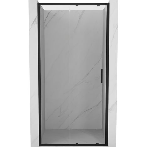 Mexen Exo Schiebetür Dusche 100 cm, transparent, schwarz - 8151-100-000-70-00 (1/5)