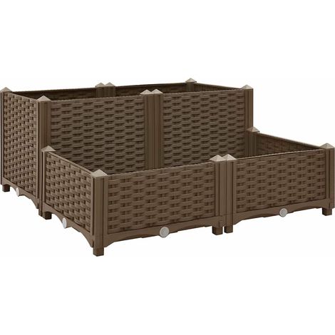 Maison Exclusive - Hochbeet 80x80x38 cm Polypropylen (1/5)