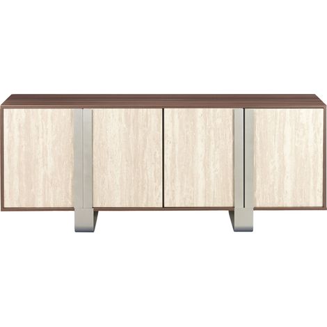 Buffet Mdf Metal 180X40X73,5 Simil Marmol Marron (1/5)