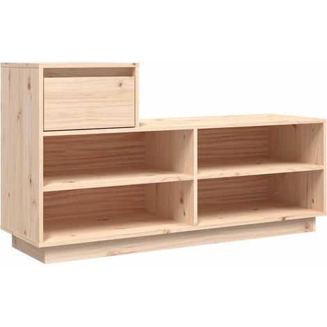 Maison Exclusive - Zapatero de madera maciza de pino 110x34x61 cm (1/5)