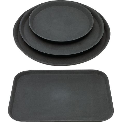 Offre spéciale : Lot de plateaux antidérapants en polypropylène Kristallon (lot de 12) - Ref S440 - Olympia