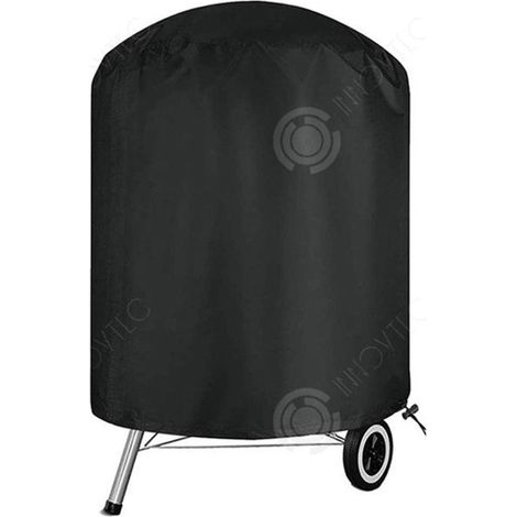 Housse barbecue 77x58cm cylindrique bache barbecue tissu oxford 210D imperméable anti-UV bâche de protection BBQ grill