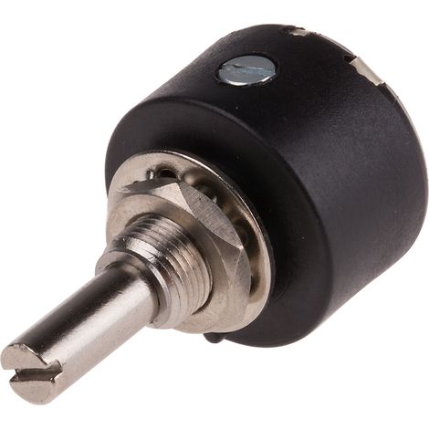 Potentiomètre Rotatif RS PRO, 5kO max, Ø axe 6 mm, Montage panneau ( Prix pour 1 ) (1/2)