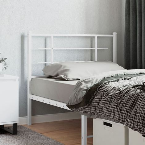 Ersatz-Kopfteil Metall Weiß 107 cm