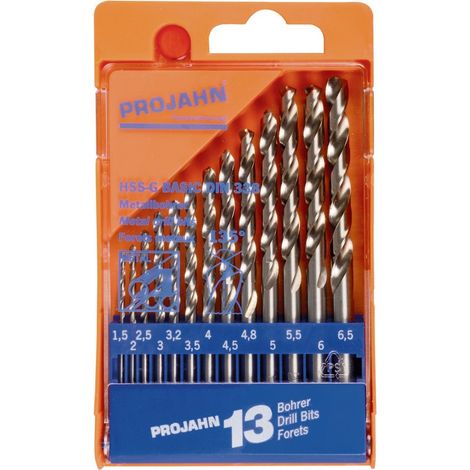 Projahn Kunststoffkassette HSS-G BASIC 13-tlg. 1,5-6,5/0,5 + 3,2 +4,8 (1/5)