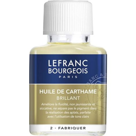 Fournitures de bureau - Lefranc - Bourgeois - Peinture Additif huile de carthame - Flacon 75 ml - Transparent