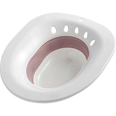 Siège de toilette pliable pour bain de siège, siège de toilette sans squat, siège de toilette réutilisable (1/4)