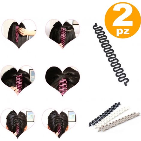 TrAdE Shop Traesio - Serpente Accessori Per Capelli French Treccia Criss Crosser Acconciatura Donna -