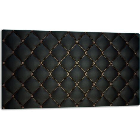 Tagliere in vetro 52x30 cm, nero (1/5)