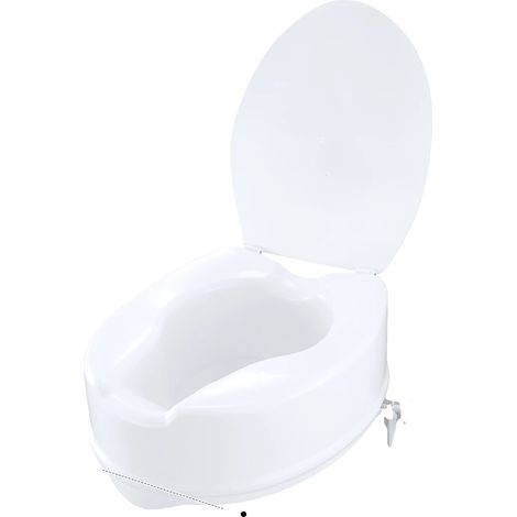 Siège de toilette surélevé, élévation de 5 pouces, supporte 300 lb, 6inch (1/2)