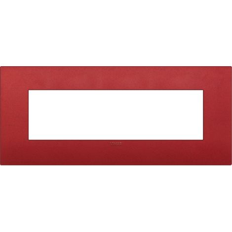 VIMAR - 19657.75 Placa clásica 7M rojo mate