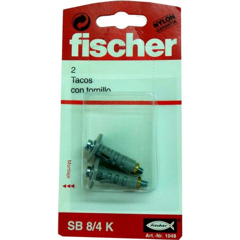 Bouchons blister Fischer SB 8/4 tk vis