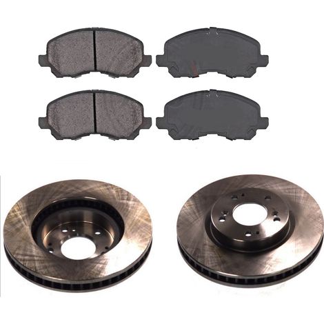 KIT FRENI ANTERIORI compatibile con JEEP COMPASS (MK49) - DISCHI + PASTIGLIE OEM: FDB1621 / 17881 /SOSTITUZIONE DIRETTA/BASSA POLVERE/SILENZIOSO