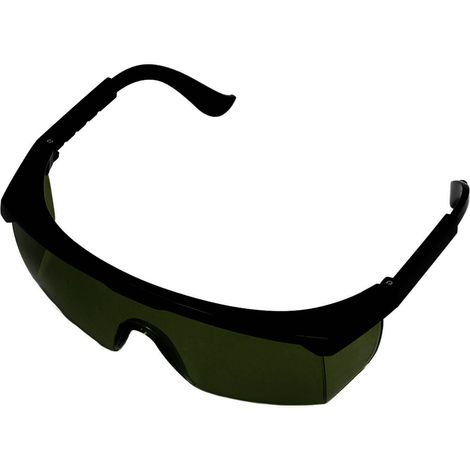 Lunettes de soudure filtre verre soudeur anti-UV cadre extensible vert clair IR3.0 (1/5)