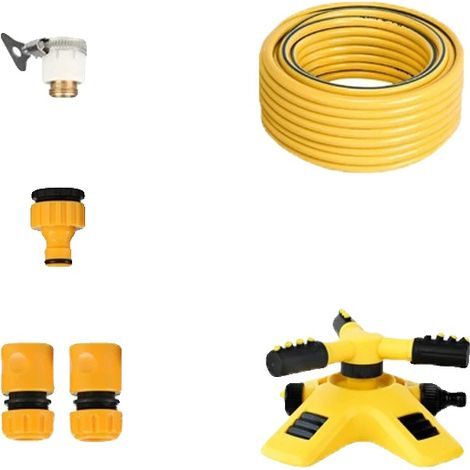 Sistema di irrigazione da giardino, rotazione a 360 gradi, ampia copertura, 20 metri, 1 getto (1/2)