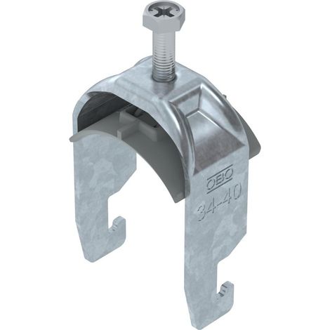 OBO Bettermann Collare a staffa 2056 34-40mm acciaio zincato a fuoco, 1186736