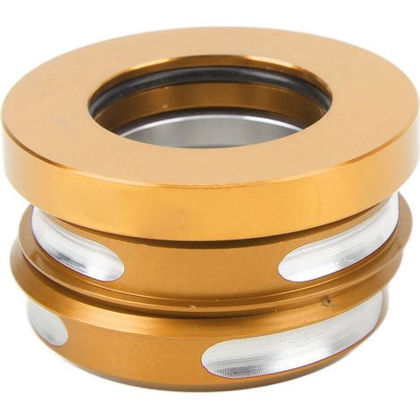 Jeu de cuvettes de direction pour vélo pliant 44MM en alliage d'aluminium avec roulements intégrés accessoires vélo or (1/5)