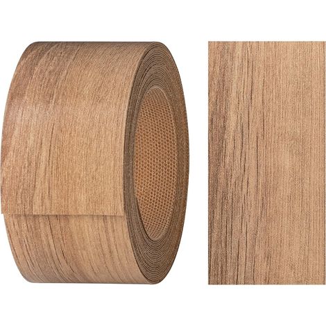 Para cantos de melamina con adhesivo termofusible, 57 mm x 5 m, adhesivo térmico para estantes y paneles.